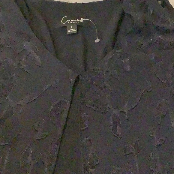 Connected Apparel Size 4 Navy Blue Sleeveless Dress. New Without Tags - Picture 6 of 7